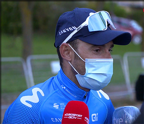 valverde 7ème étape de la vuelta 2020